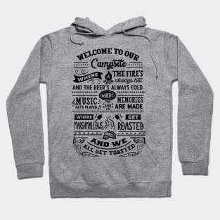 Welcome to our Campsite Hoodie